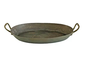 Vintage Bazar Francais New York Made in France Copper Tin Lined Au Gratin Pan - Picture 1 of 9