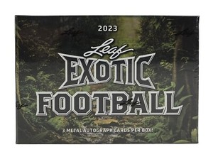 2023 Leaf Exotic Football BOX HOBBY FACTORY SEALED