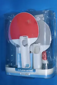 Nintendo Wii Party Pack Table Tennis DREAM GEAR Extensions Controller 4 Paddles - Picture 1 of 3