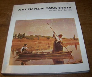 1964 VINTAGE NEW YORK WORLDS FAIR ART IN NY STATE BOOK CATALOG 50 works! - Picture 1 of 12