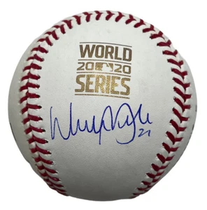 Walker Buehler Signed 2020 World Series Major League Baseball WSMLB MLB - Picture 1 of 6