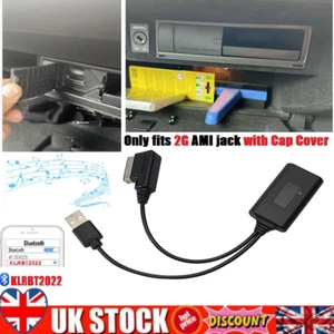 Bluetooth Adapter Aux Cable For Audi with 2G AMI MMI Jack A1 A3 A4 Q3 Q5 Q7 ~~ - Picture 1 of 24