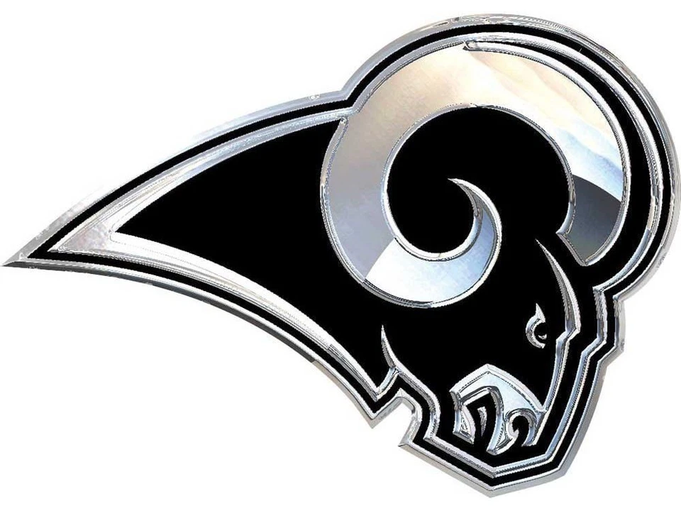 Los Angeles Rams NFL Stockdale Chrome Auto Emblem NWT - Image 1 of 1
