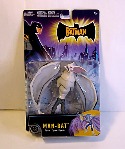 Vintage 2004 The Batman MAN-BAT Action Figure KIDS WB JLA Cover