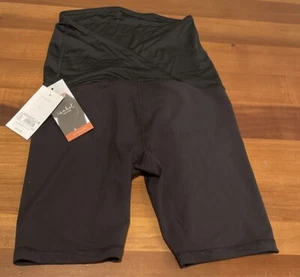 Active Biker Shorts Black Leggings Isabel Maternity Size Small Women’s S Black - Picture 1 of 4