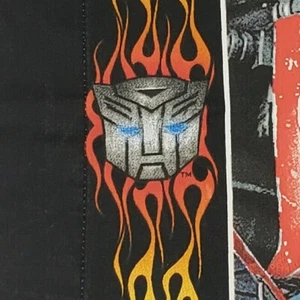 2 Funda de almohada estándar Franco Hasbro Transformers azul rojo negro llamas - Imagen 1 de 10