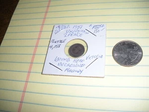 1851 UK 2 PENCE 925 SILVER YOUNG HEAD QUEEN VICTORIA CEREMONIAL COIN - Picture 1 of 11