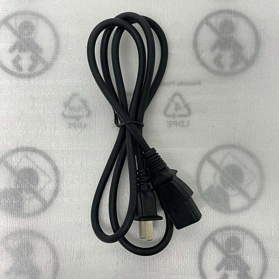 2 Prong AC Power Cord Cable For Sony PS4 Pro CUH-70xx PlayStation 4 Pro Xbox One - Image 1 of 4