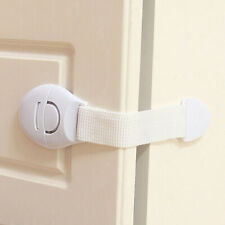 1-20x White Child Locks Cabinet Cupboard Fridge Door Drawer Lock for Baby Safety