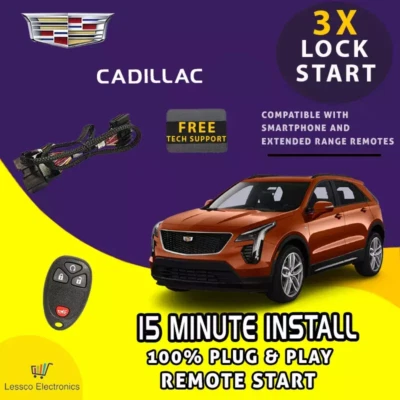 Arranque remoto 100 % Plug & Play activado OEM para Cadillac XT5 y XT6 2017-2024 Foto 1 de 4