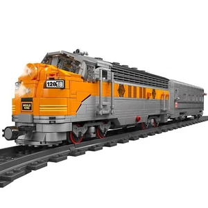 Mould King 12018 Diesellokomotive Zug Bausatz Klemmbausteine Spielzeug RC - Bild 1 von 6