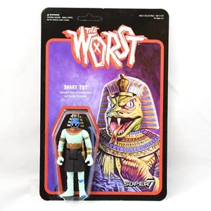 The WORST Snake Tut Super7 ReAction Figur Blue Face Variante NIGHT TERRORS - Bild 1 von 8