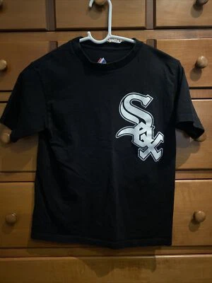 Camisa Chicago White Sox Majestic Youth Mediana Negra #9  Foto 1 de 4