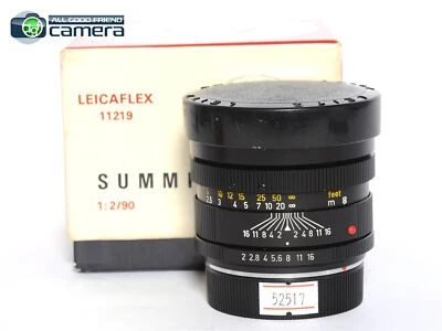 Lente Leica Leitz Summicron-R 90 mm F/2 3 cámaras versión 1 Canadá Foto 1 de 4