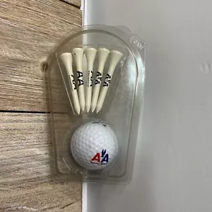 RARE VINTAGE 80's AMERICAN AIRLINES LOGO Golf ball Tee Set Wilson NEW # 4 - Picture 1 of 5