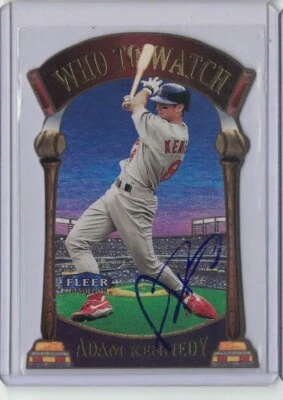 Tarjeta firmada 2000 Fleer Tradition Who To Watch #WW15 Adam Kennedy autografiada MLB Foto 1 de 2