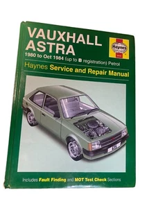 *N.O.S* Vauxhall Astra MK1 (Petrol Models Inc. GTE) 1980-1984 Haynes Workshop... - Picture 1 of 2