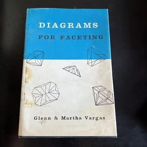 Diagrams for Faceting Volume 1 978 by Glenn & Martha Vargas - Picture 1 of 10