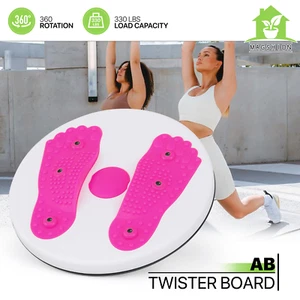 Twist Waist Gym Aerobic Fitness Exercise Body Torsion Twister Foot Massage Board - Picture 1 of 12