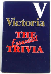 Victoria The Essential Triva by Greg Willson Aussie Publishing 1987 quiz book PB - Picture 1 of 13