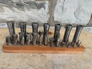 26 Stck. Maschinist Bit Lot R8 Spannzangen 1/4-7/8" Schaftfräser Cleveland DO ALL Brubaker - Bild 1 von 19
