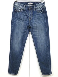 Hollister Women Junior 1 Med Wash Straight Leg Jeans Denim Blue Mid Rise 29x26 - Picture 1 of 11