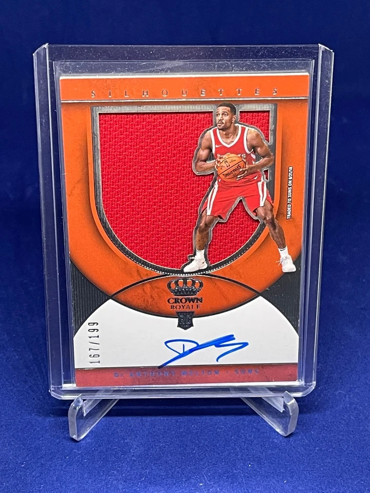 DE'ANTHONY MELTON 2018-19 CROWN ROYALE SILHOUETTES JERSEY AUTO RC #D 161/199 - Image 1 of 1