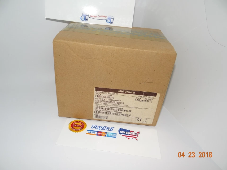 IBM 81Y9298 IBM.Processor Xeon E5 Intel Xeon Processor E5-2650 (20M Cache, 2.00 - Image 1 of 1