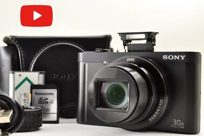 [Top Mint+++] Sony DSC-WX500 BLACK 18.2MP 30x Digital Camera Multilingual USA - Image 1 of 4