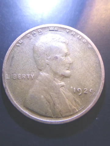 1929 Wheat Penny DDO DDR Missing 9 And Missing I In Liberty Cover