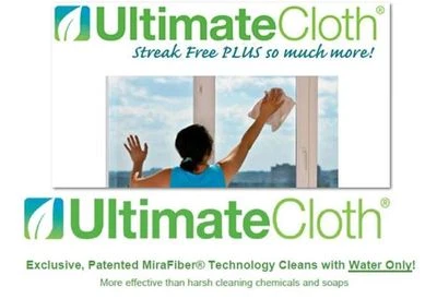 ULTIMATE CLOTH STREAK FREE 3 pack safe all surface electronics mirrors car RV