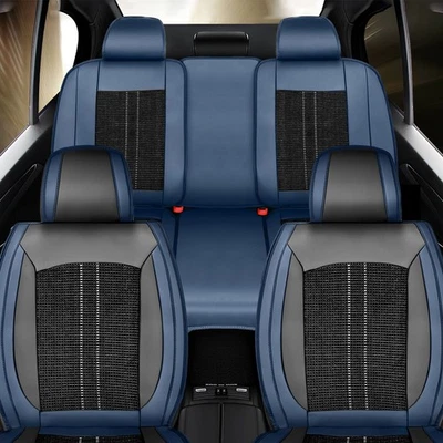 Car Seat Covers For Toyota Camry Front+Rear Protectors Leather Cushion us - Изображение 1 из 4