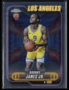 2024-25 Topps Chrome #149 Bronny James Jr. - Picture 1 of 2