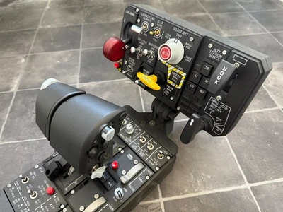 DRK. PRO Version - Winwing PTO2 Mount for Orion2 and TM Warthog throttle bases.