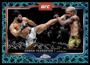 2025 Topps Chrome UFC Teal Lazer Arman Tsarukyan 156/175 #94 - Bild 1 von 2