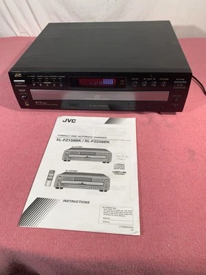 JVC XL-FZ258. 5 Disc Carousel CD Changer-w/manual.No Remote-2005. Tested/Working - Image 1 of 4