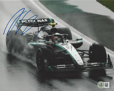 KIMI ANTONELLI SIGNED MERCEDES FORMULA 1 F1 8x10 PHOTO ANDREA 5 BECKETT BAS COA - Image 1 of 3