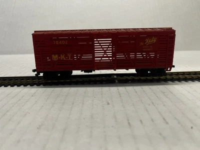  VTG HO Scale LIONEL 40' MKT The Katy Stock Cattle Car 78402 SLIDING DOORS - Image 1 of 4