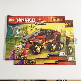 Lego Vintage Instructions Instructions Set 70750 - Ninjago Ninja DB X