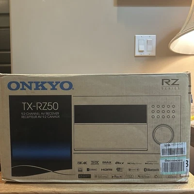 Onkyo TX-RZ50 9.2 Channel Network 8K AV Receiver - Image 1 of 4