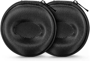 Pack de 2 estuches de reloj de viaje con cremallera cajas de almacenamiento individuales para relojes de pulsera - Imagen 1 de 7