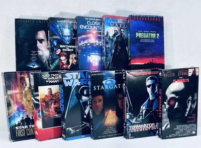 VHS 11 Sci Fi Movies preowned Star Trek Predator 2 Matrix The Arrival ++ Tested - Image 1 of 4