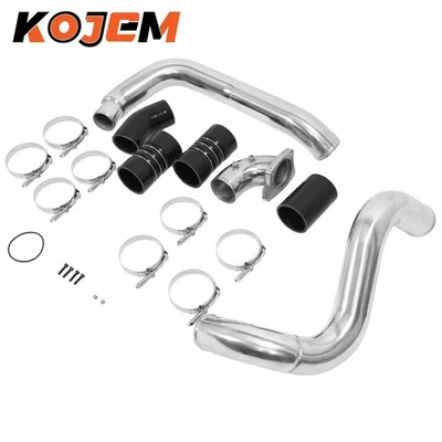 Silvery Intercooler Pipe& Air Intake Elbow For Ford F-250 F-350 F-450 03-07 6.0L - Image 1 of 4