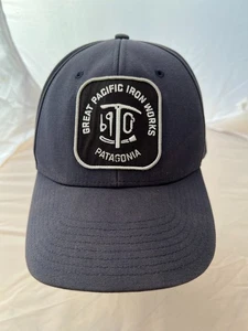 Great Pacific Iron Works Patagonia Original Store Patch Blue Hat Snapback RARE! - Picture 1 of 12
