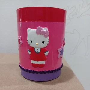 2012 Sanrio Hello Kitty und Sterne Pink & Lila Glas 4"  - Bild 1 von 9