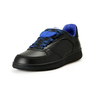 Burberry Herren "Terrace" Schwarz Leder Niedrig Turnschuhe Schuhe US 8 IT 41 - Bild 1 von 8