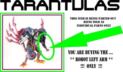 TRANSFORMERS BEAST WARS / TRANSMETALS _DX CLASS_ TARANTULAS _  ROBOT LEFT ARM - Image 1 of 2