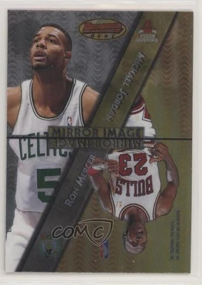 1997 Bowman's Best Mirror Image Ron Mercer Michael Jordan Gary Payton Rookie RC - Image 1 of 2