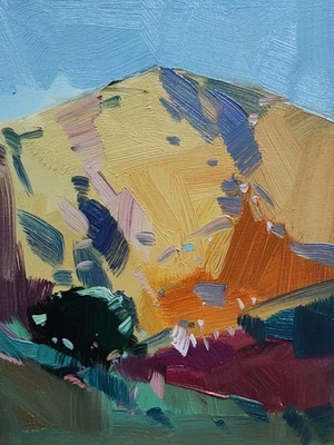 Коллекционная художественная картина Хосе Трухильо 16x20 дюймов горный декор - Изображение 1 из 4