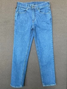Duluth Trading 40 Grit Jeans Mens Size 30x30 Blue Slim Fit Straight - Picture 1 of 6
